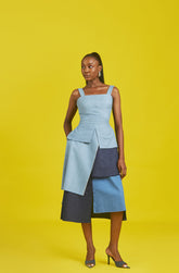 Tola denim skirt